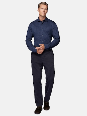 Boggi Milano Slim fit Overhemd in Blauw