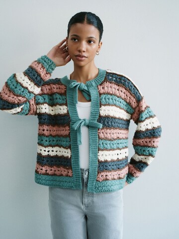 Next Gebreid vest in Blauw: voorkant