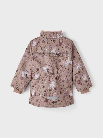 NAME IT Performance Jacket 'Flower Unicorn' in Pink