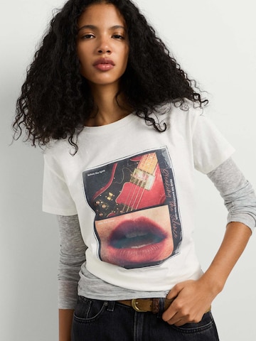Pepe Jeans Shirt 'Bilquis' in Wit: voorkant