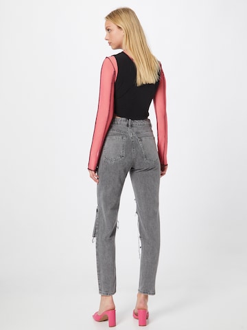 Edikted Slimfit Jeans 'Elle' in Grijs