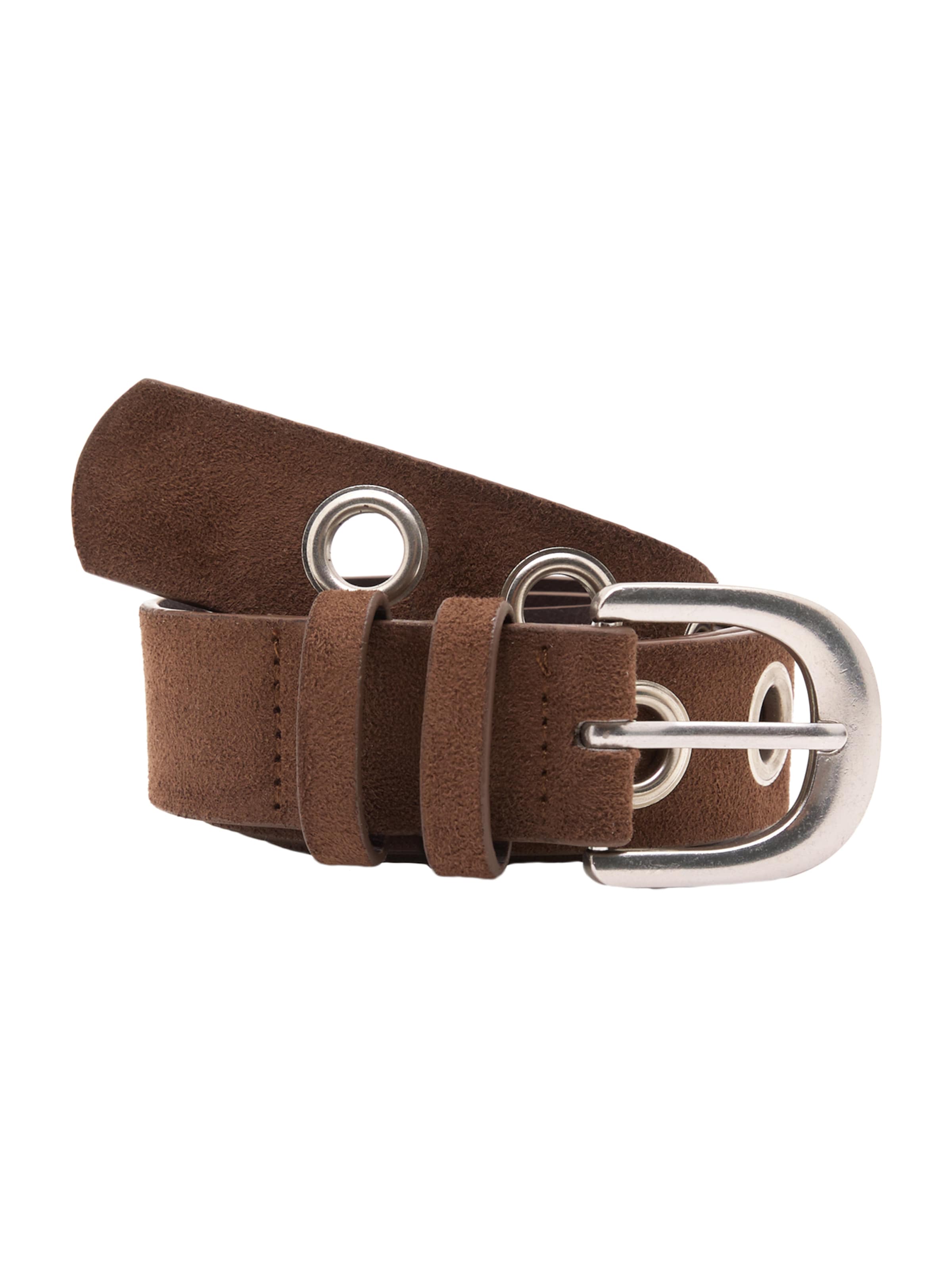 Pull&amp;BearRemen - smeđa boja: prednji dio