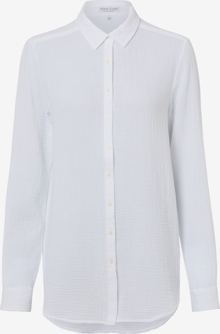 Marie Lund Bluse in Weiß: Vorderseite