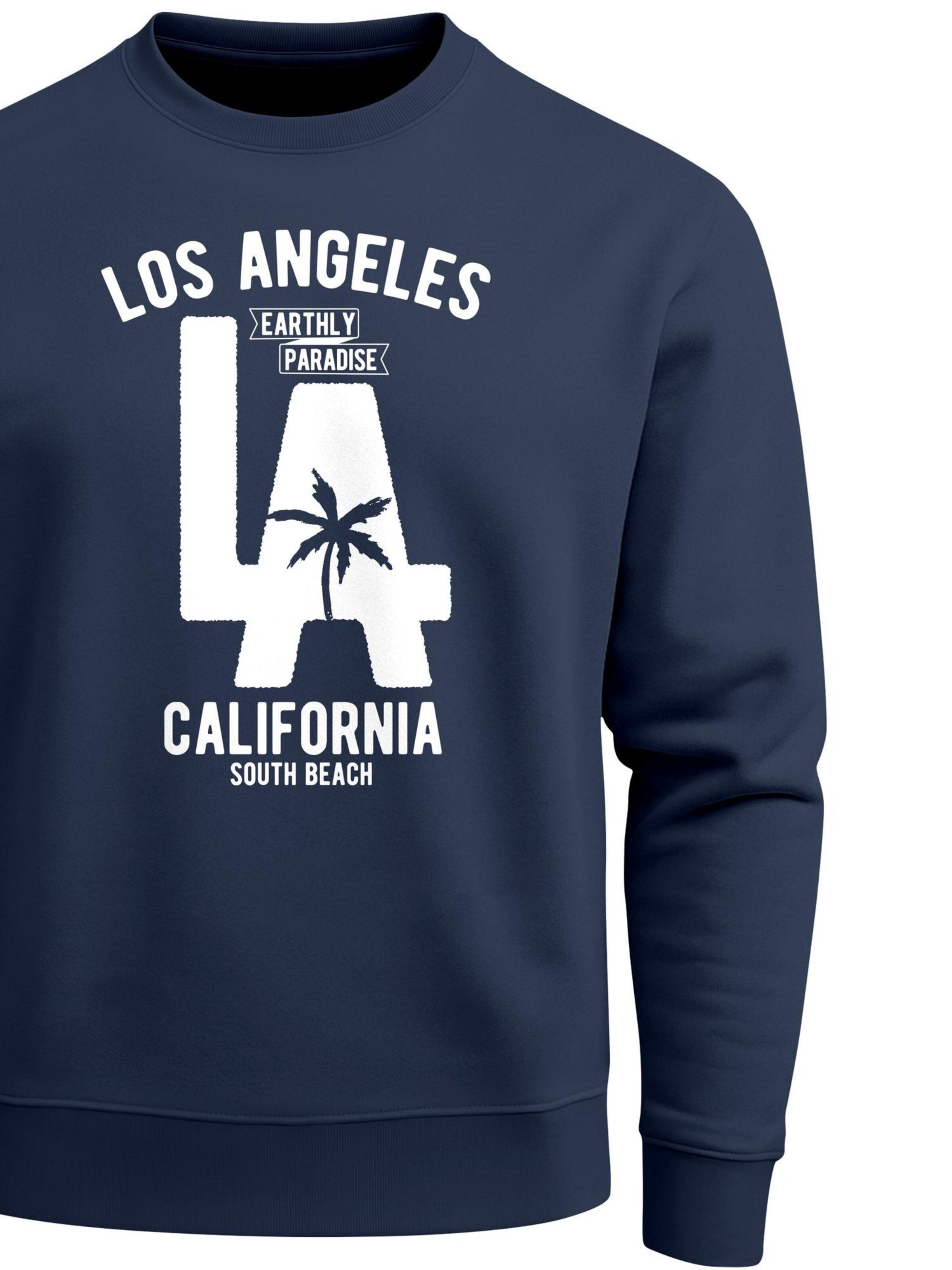 Neverless Sweatshirt 'LA California' in Blue