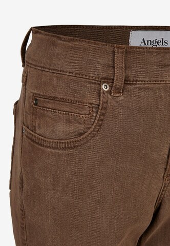 Angels Slimfit Straight-Leg Jeans in Braun