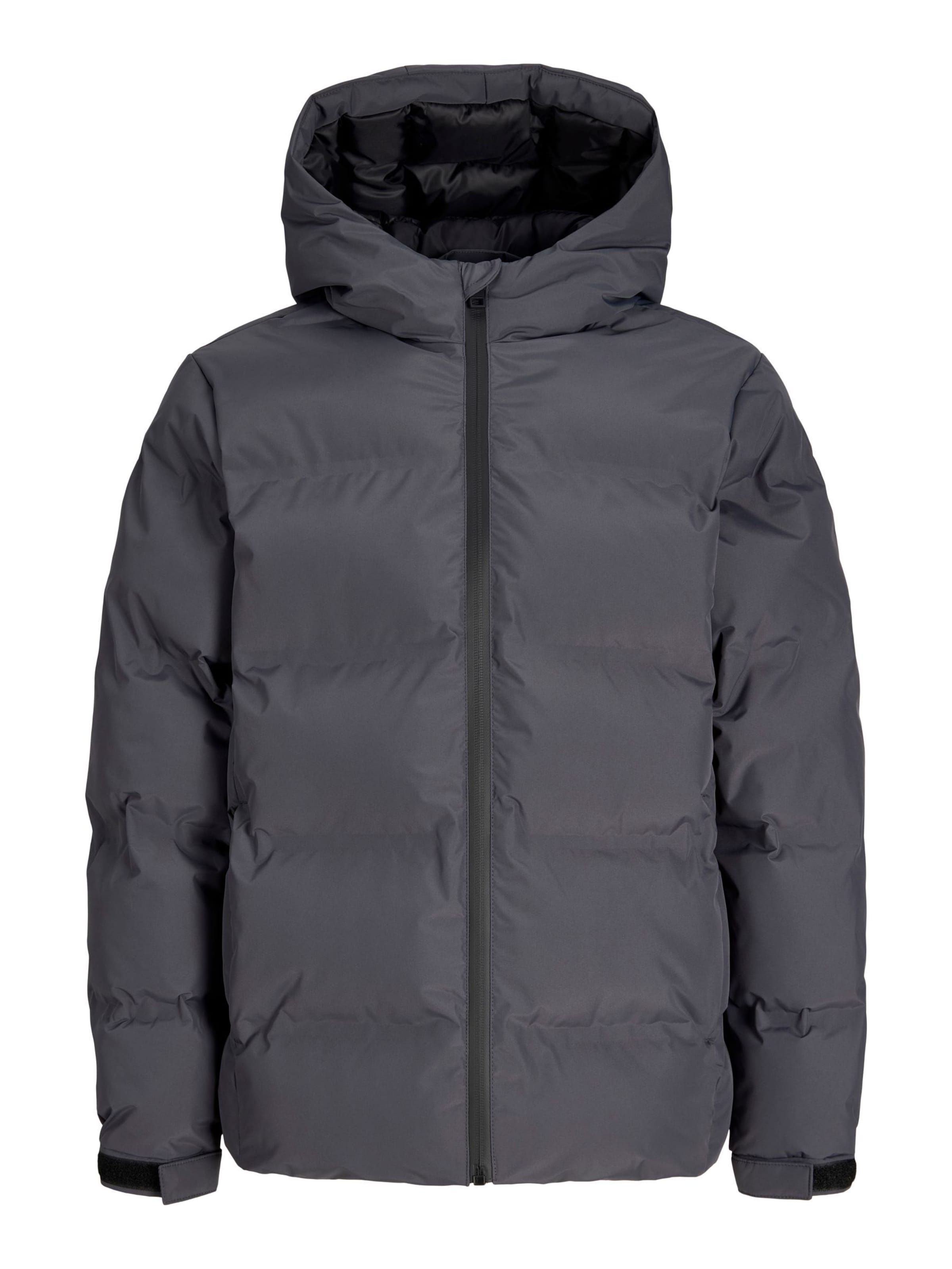 Jack & Jones Junior Winter jacket in Grey: front