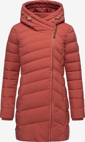 Ragwear Wintermantel 'Teela' in Pink: predná strana