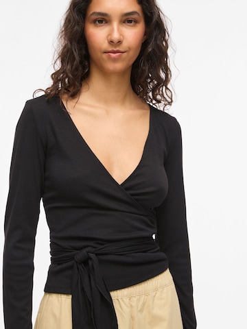 VILA Shirt 'VIGina' in Zwart