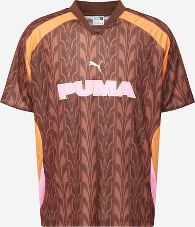 PUMA Dres - hnedá / oranžová / svetloružová / biela, Produkt