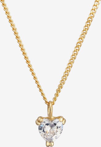 ELLI PREMIUM Necklace 'Herz' in Gold: front