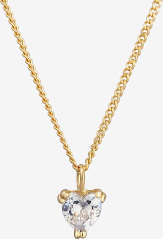 ELLI PREMIUM Necklace 'Herz' in Gold: front