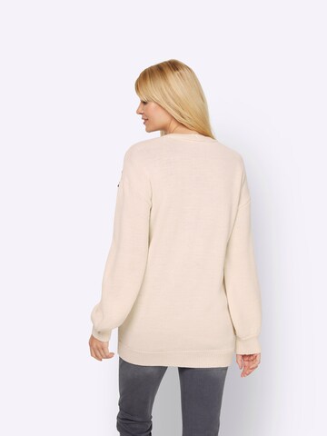 Linea Tesini by heine Knit Cardigan in Beige