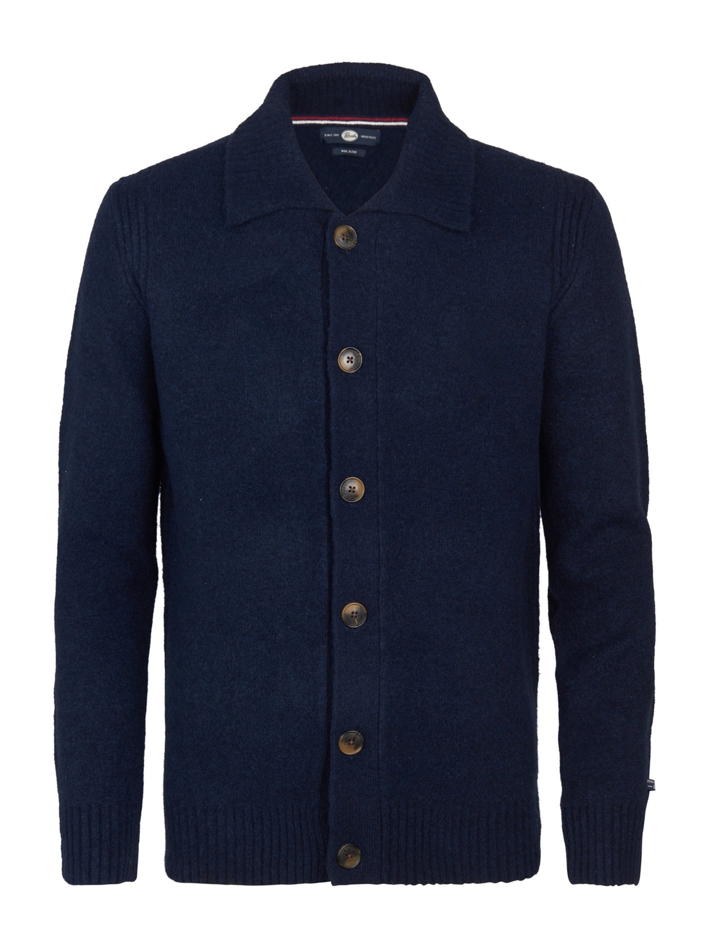 Petrol Industries Kardigán - Modrá: predná strana