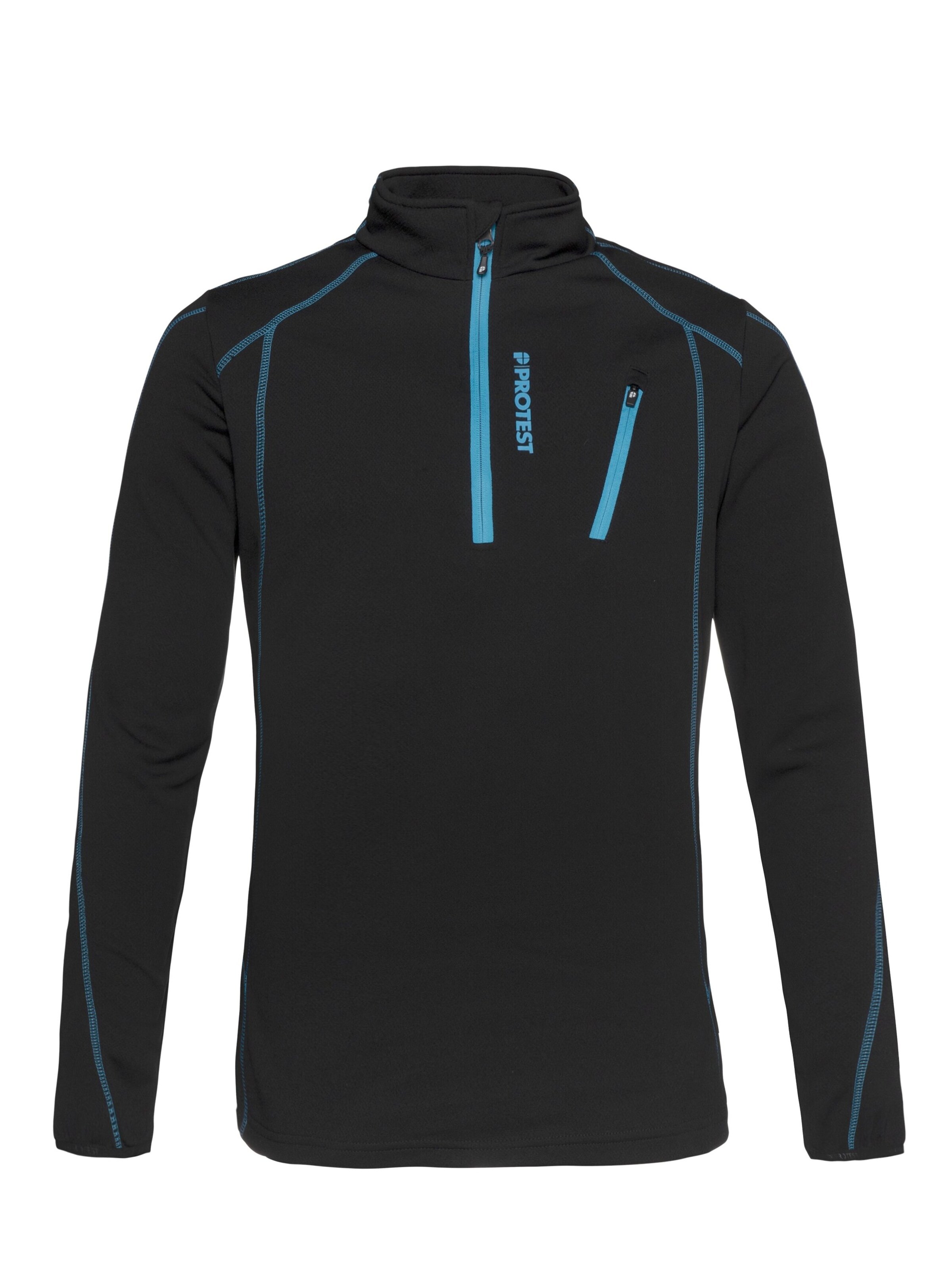 PROTEST Sportsweatshirt 'HUMANS'‌‌‌‌‌‌‌‌‌‌ in Schwarz: Vorderseite