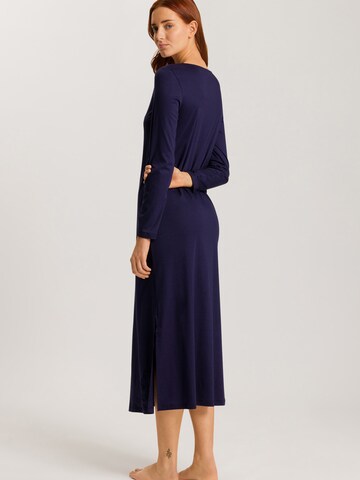 Hanro Nachthemd ' Anne ' in Blauw