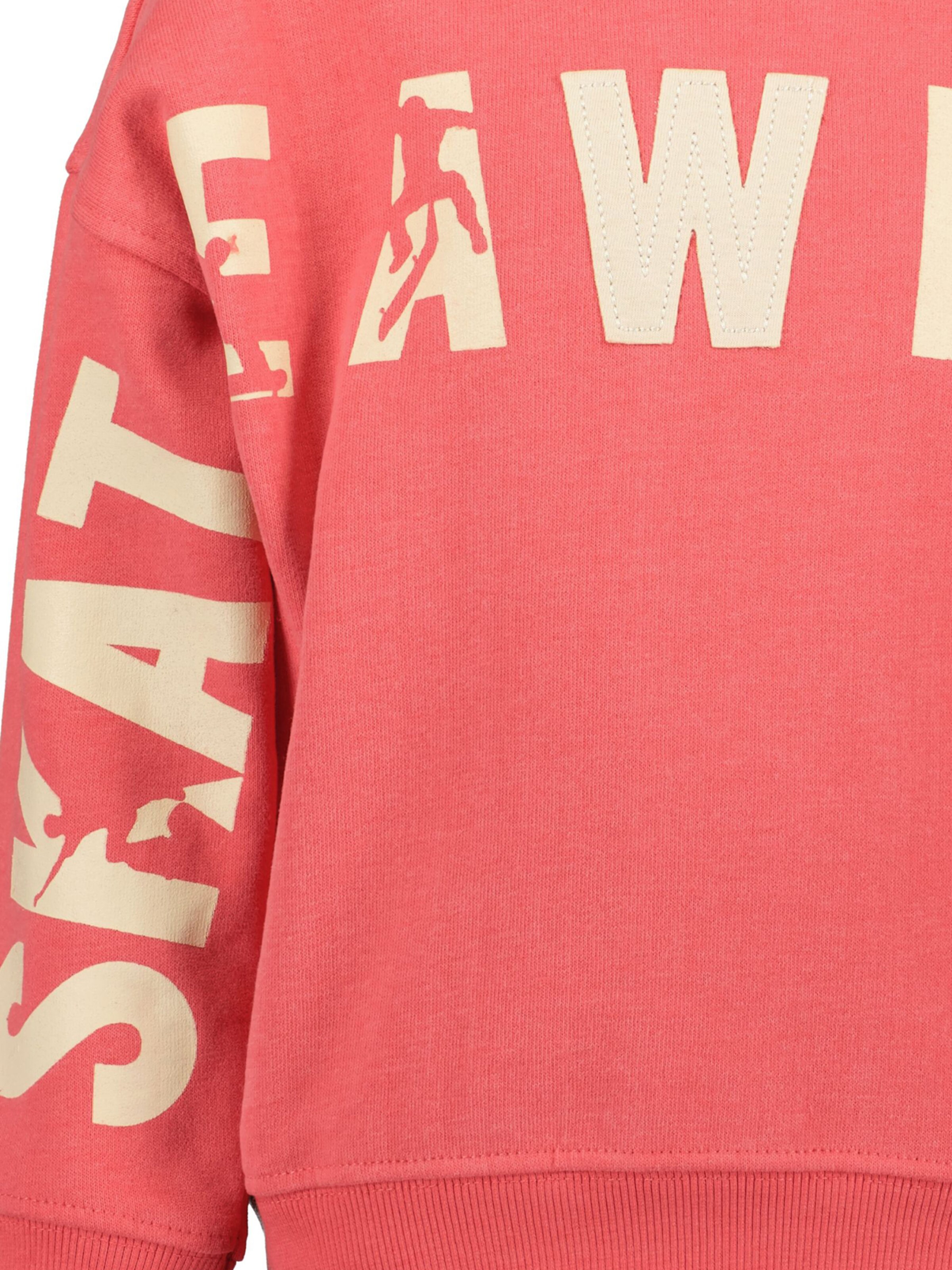 Bluză de molton de la BLUE SEVEN pe roșu