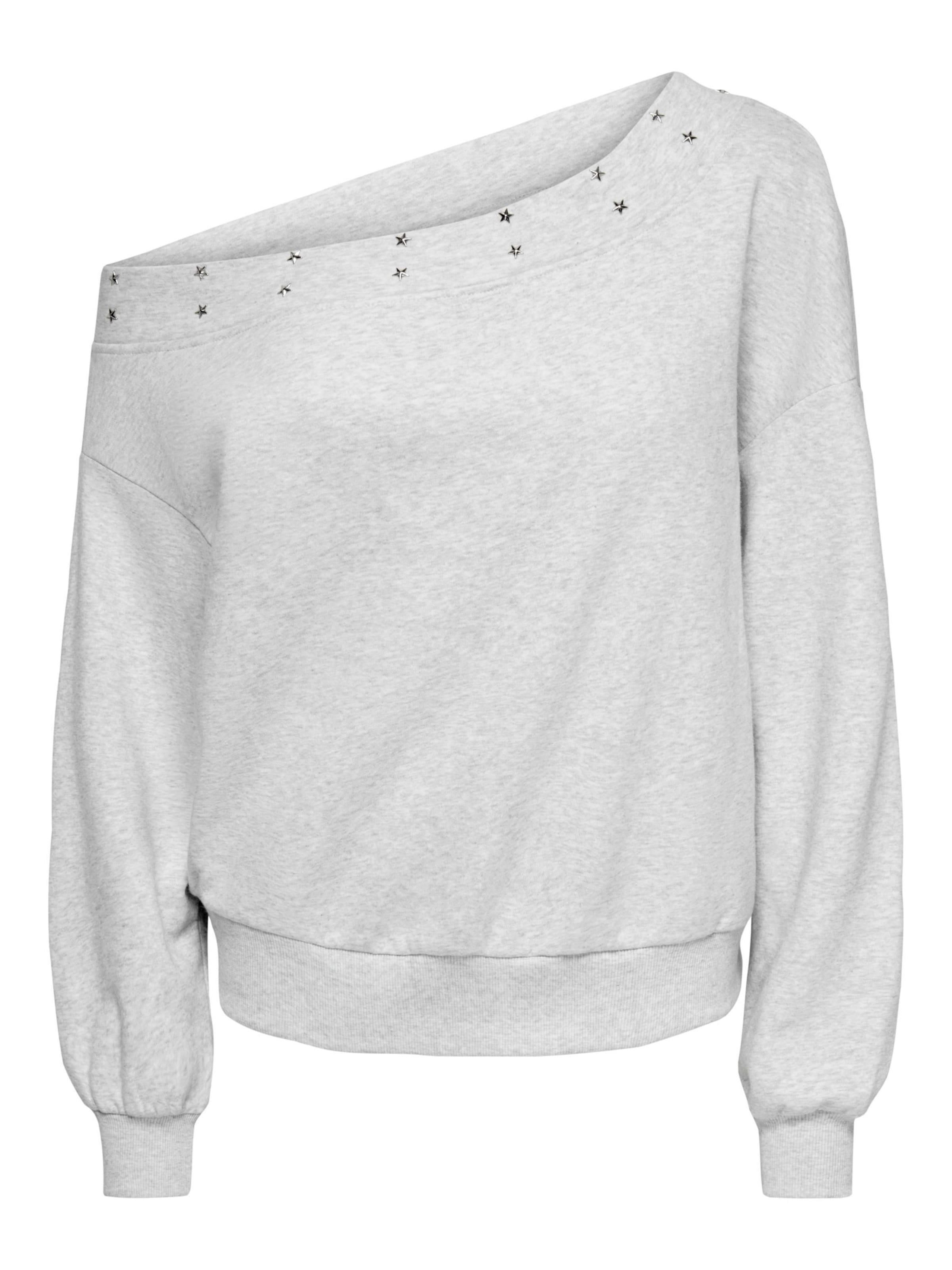ONLY Sweatshirt i grå: forside