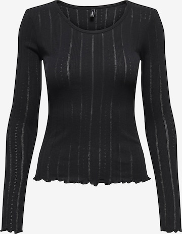 juoda ONLY Marškinėliai 'ONLTENNA': priekis