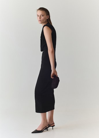 MANGO Kleid 'LLUC' in Schwarz