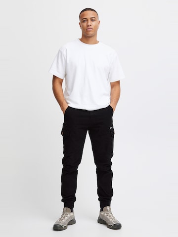 BLEND - Tapered Pantalón cargo 'BHNan' en negro: frente