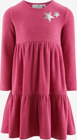happy girls Dress in Pink: front