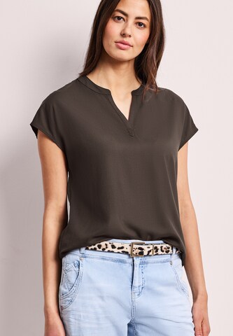 STREET ONE Bluse in Braun: Vorderseite