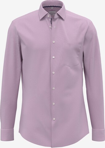 Coupe regular Chemise business 'SMART ESSENTIAL' SEIDENSTICKER en rose : devant