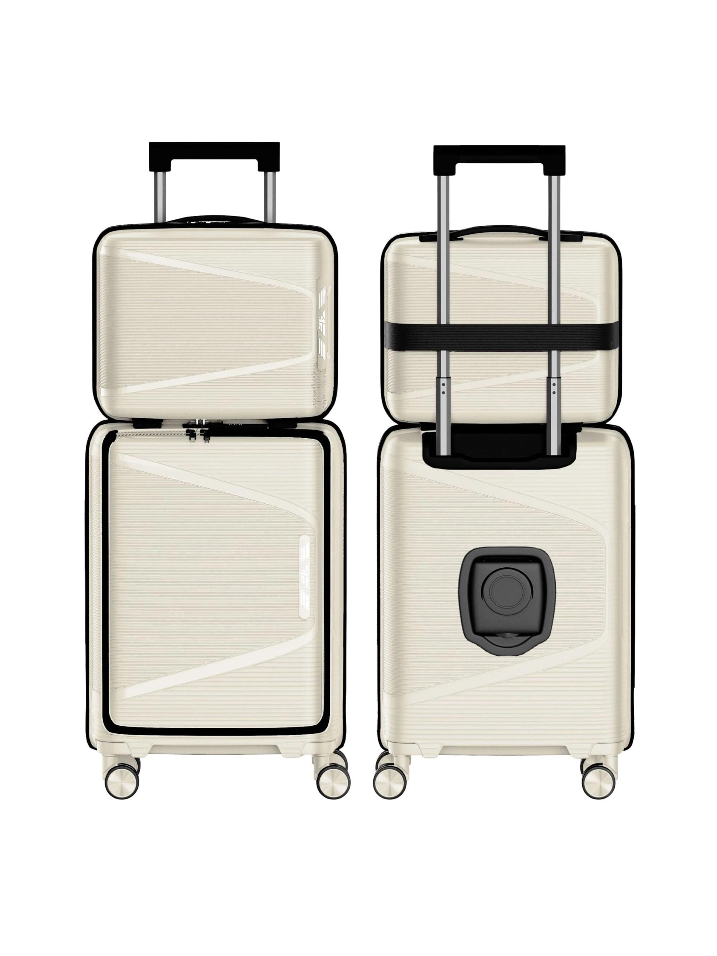 4FLY Suitcase Set 'Linea Lux' in Beige: front