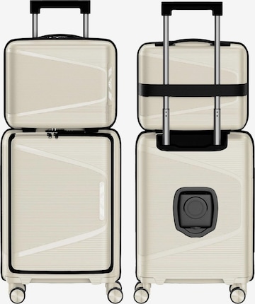 4FLY Suitcase Set 'Linea Lux' in Beige: front