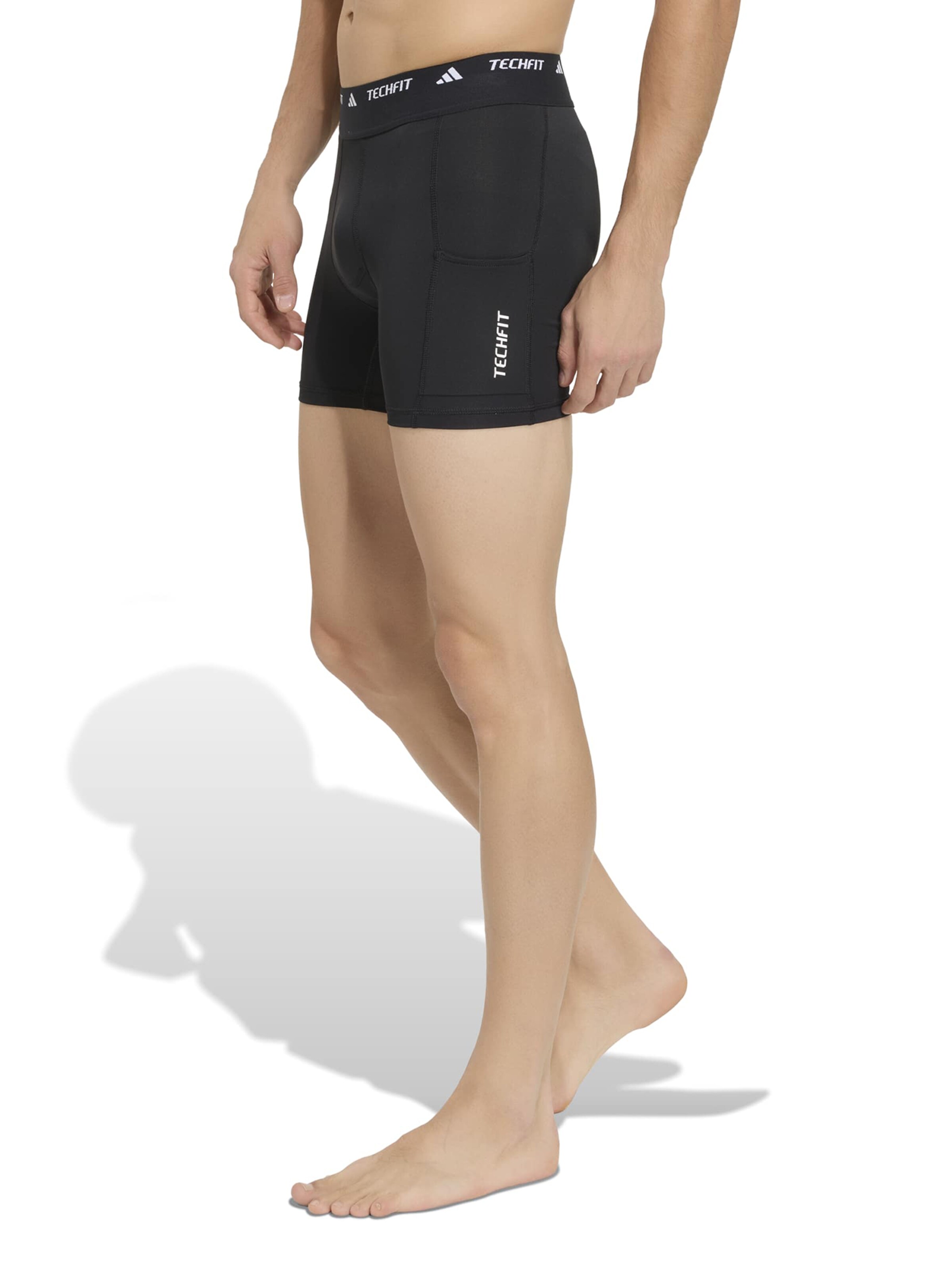 ADIDAS PERFORMANCE Skinny Παντελόνι φόρμας σε μαύρο: μπροστά