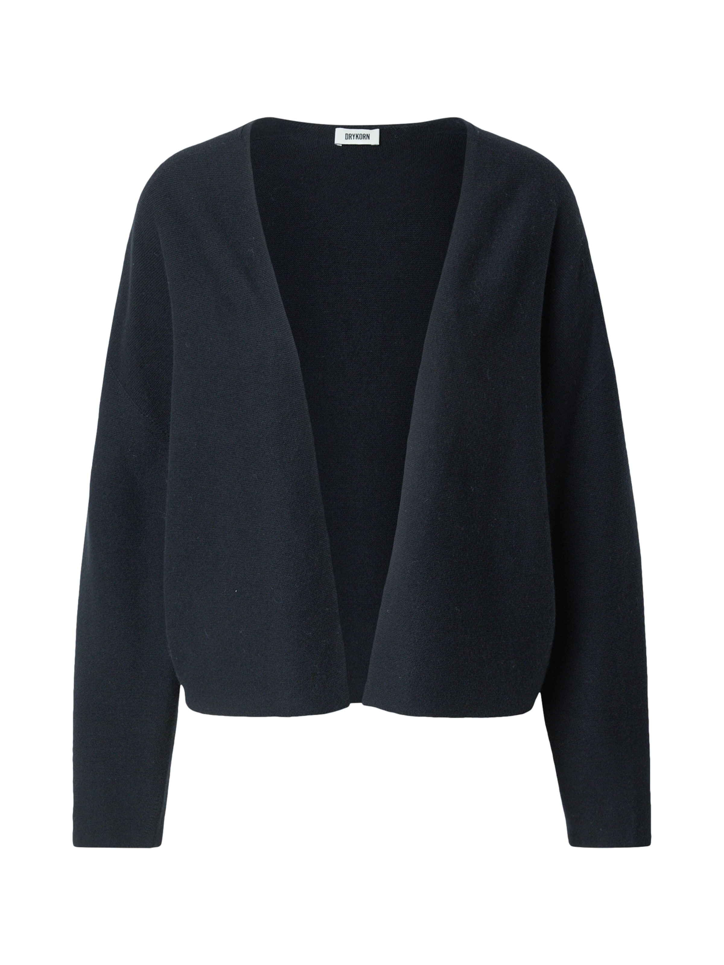 DRYKORN Πλεκτή ζακέτα 'MIRALA' σε μαύρο: μπροστά