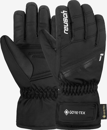 REUSCH Athletic Gloves 'Tommy' in Black: front