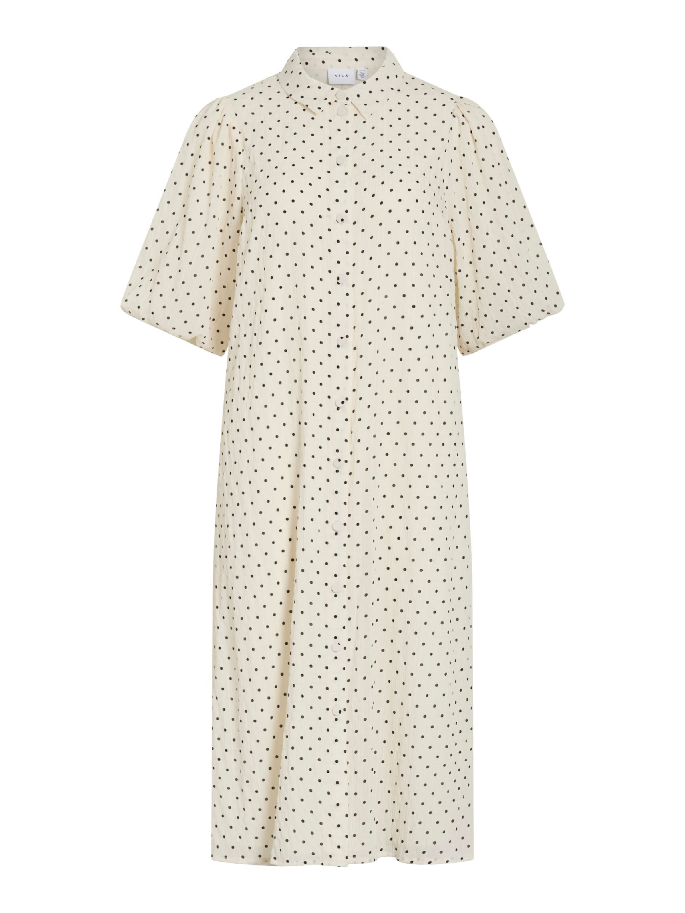 Abito camicia 'VIEA' di VILA in bianco: frontale