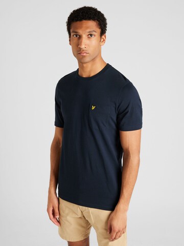 Lyle & Scott Tričko – modrá