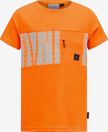 Retour Jeans Shirt in Oranje: voorkant