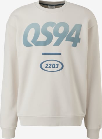 QS Sweatshirt in Beige: voorkant