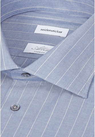 SEIDENSTICKER Regular Fit Businesshemd in Blau