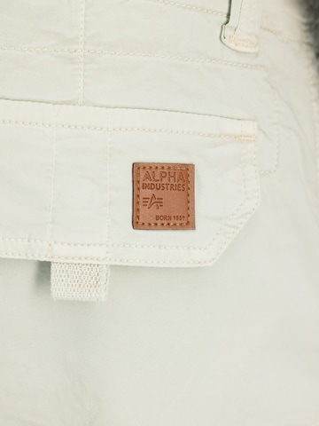 ALPHA INDUSTRIES Слим фит Панталон в бежово