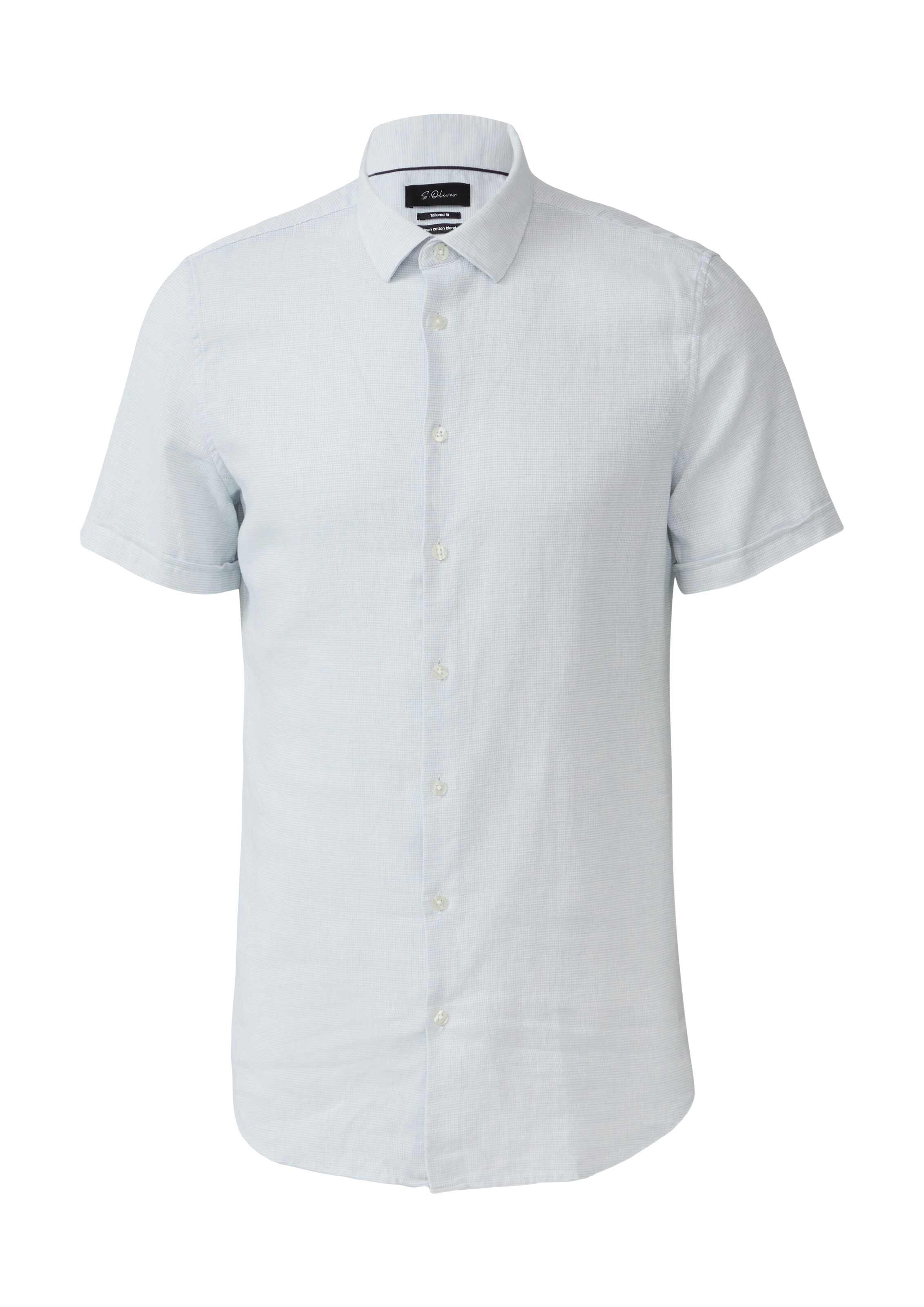 Coupe regular Chemise s.Oliver BLACK LABEL en bleu : devant