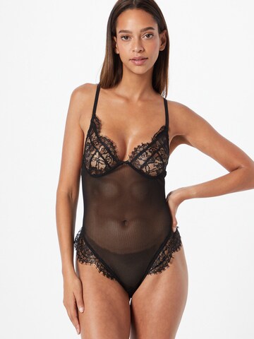 Nasty Gal Body in Schwarz: predná strana