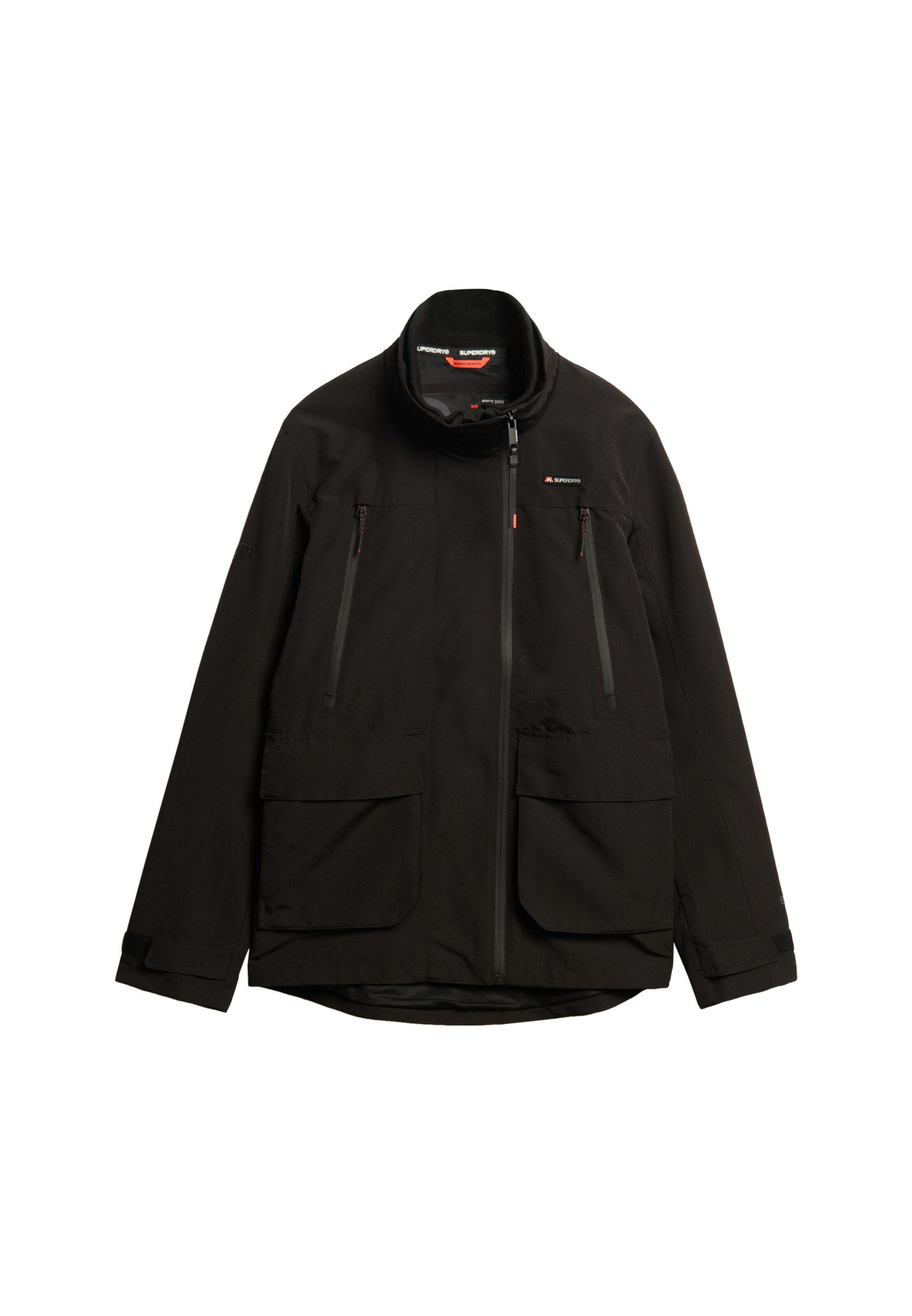 Veste mi-saison Superdry en noir : devant