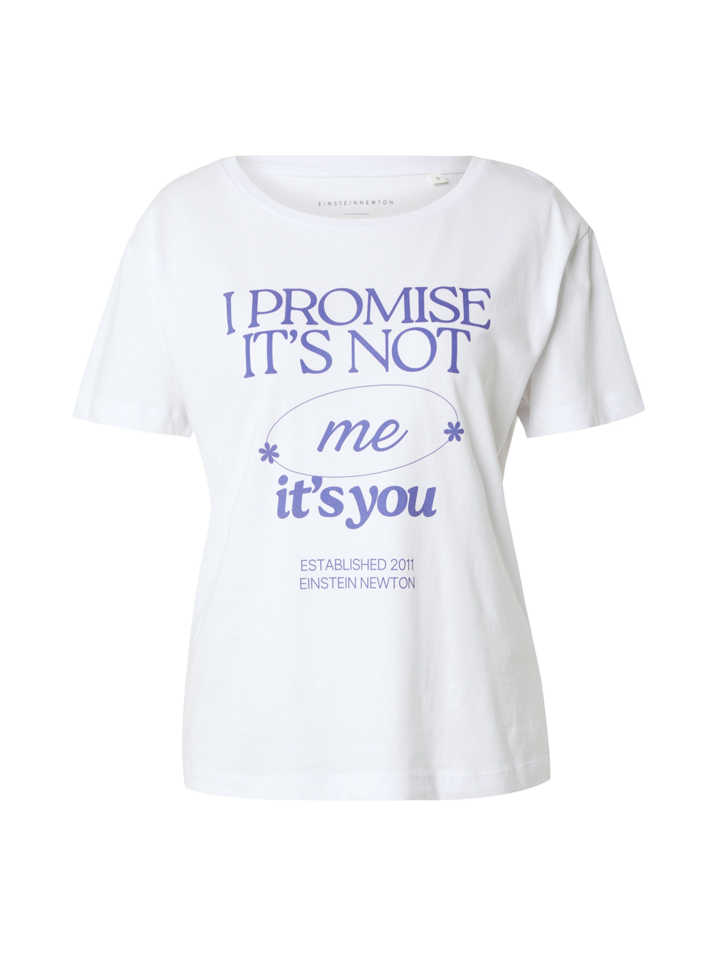 Tricou de la EINSTEIN & NEWTON pe alb: față