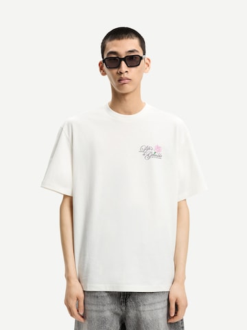 Bershka Shirt in White: front