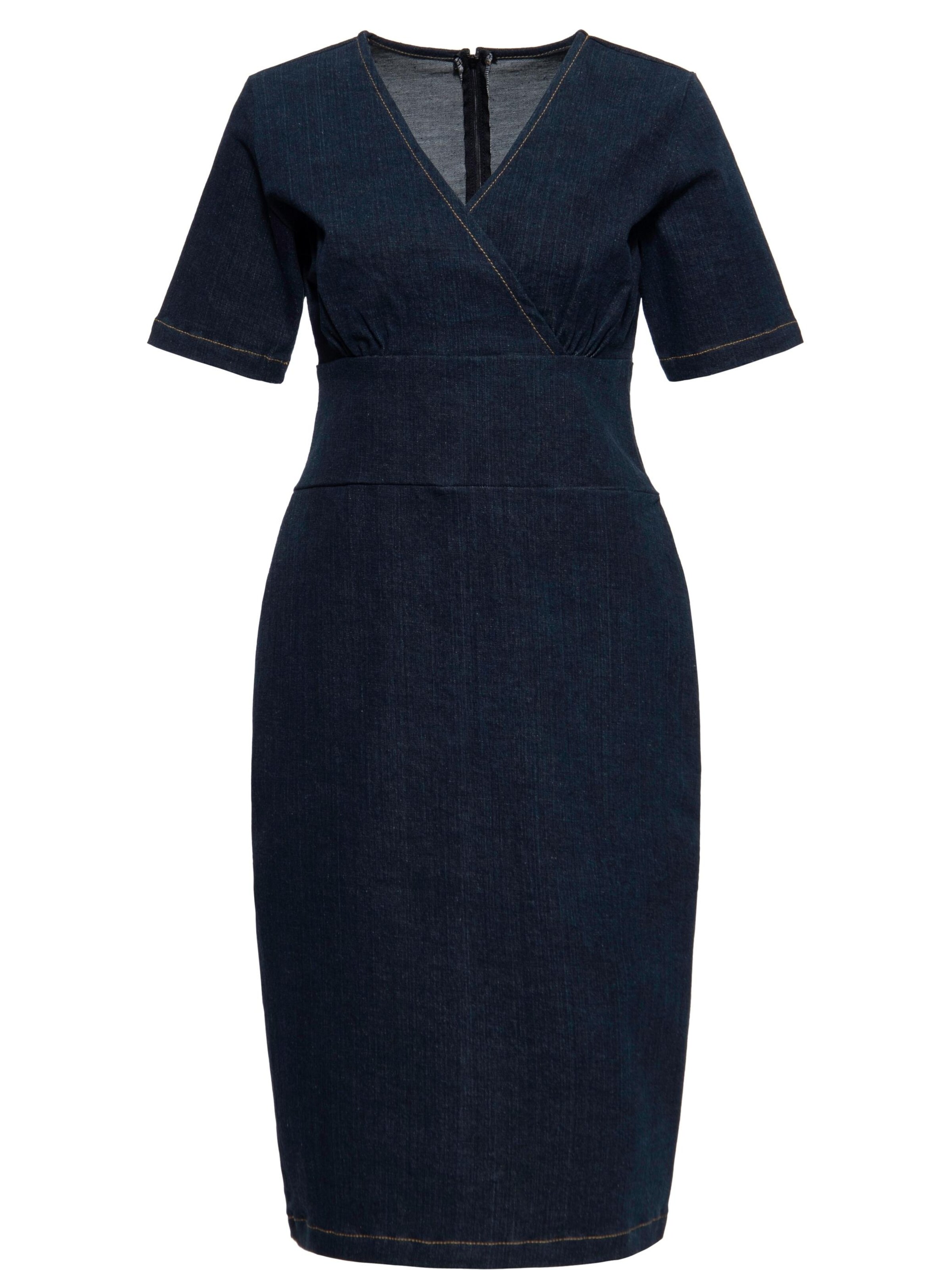 Queen Kerosin Kleid‌ in Blau: Vorderseite