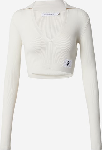 Calvin Klein Jeans - Jersey en blanco: frente