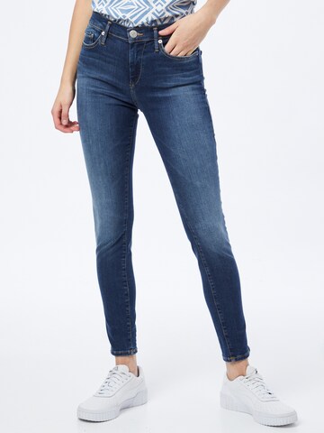True Religion Skinny Jeans in Blauw: voorkant