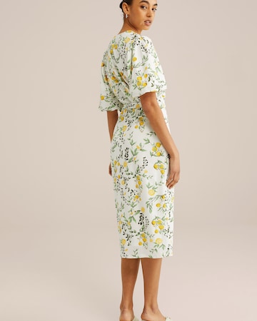 WE Fashion Obleka | bela barva