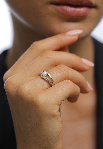 ELLI Ring in Goud: voorkant