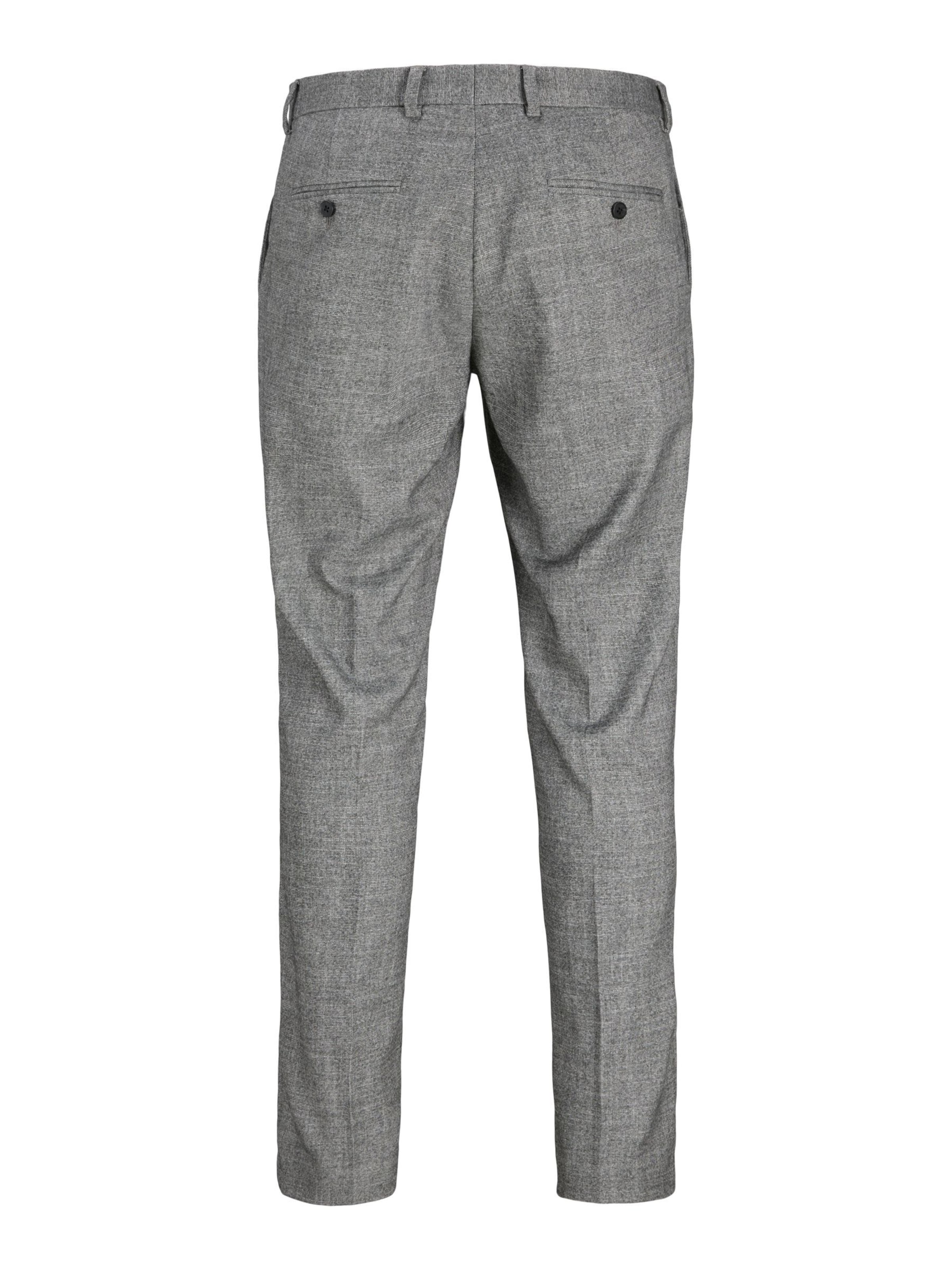 JACK & JONES Slimfit Bandplooibroek 'JPRMartin' in Grijs