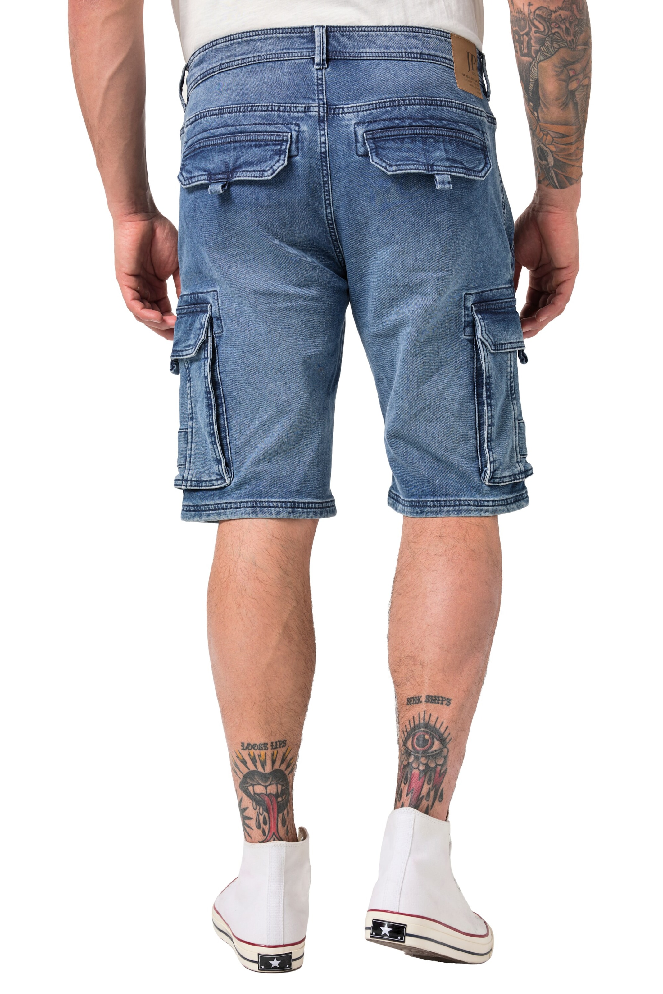 JP1880 Regular Bermuda in Blau